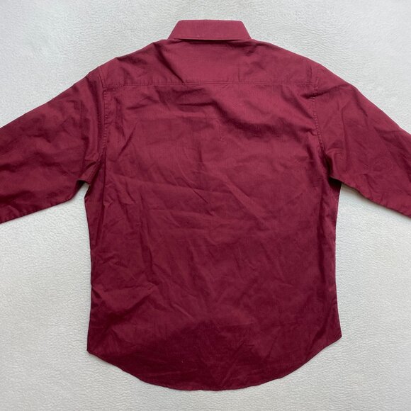 Robert Graham Shirt Mens M Red Long Sleeve Paisley Button Up - Picture 8 of 11